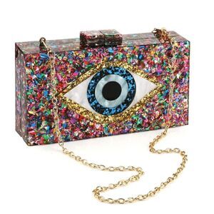 Eye Galaxy Acrylic Purse 